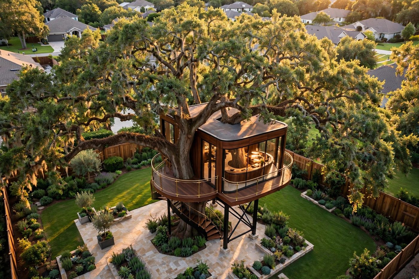 The Office from above — Canopy Cabin collection, Rose Homes Luxury Builds