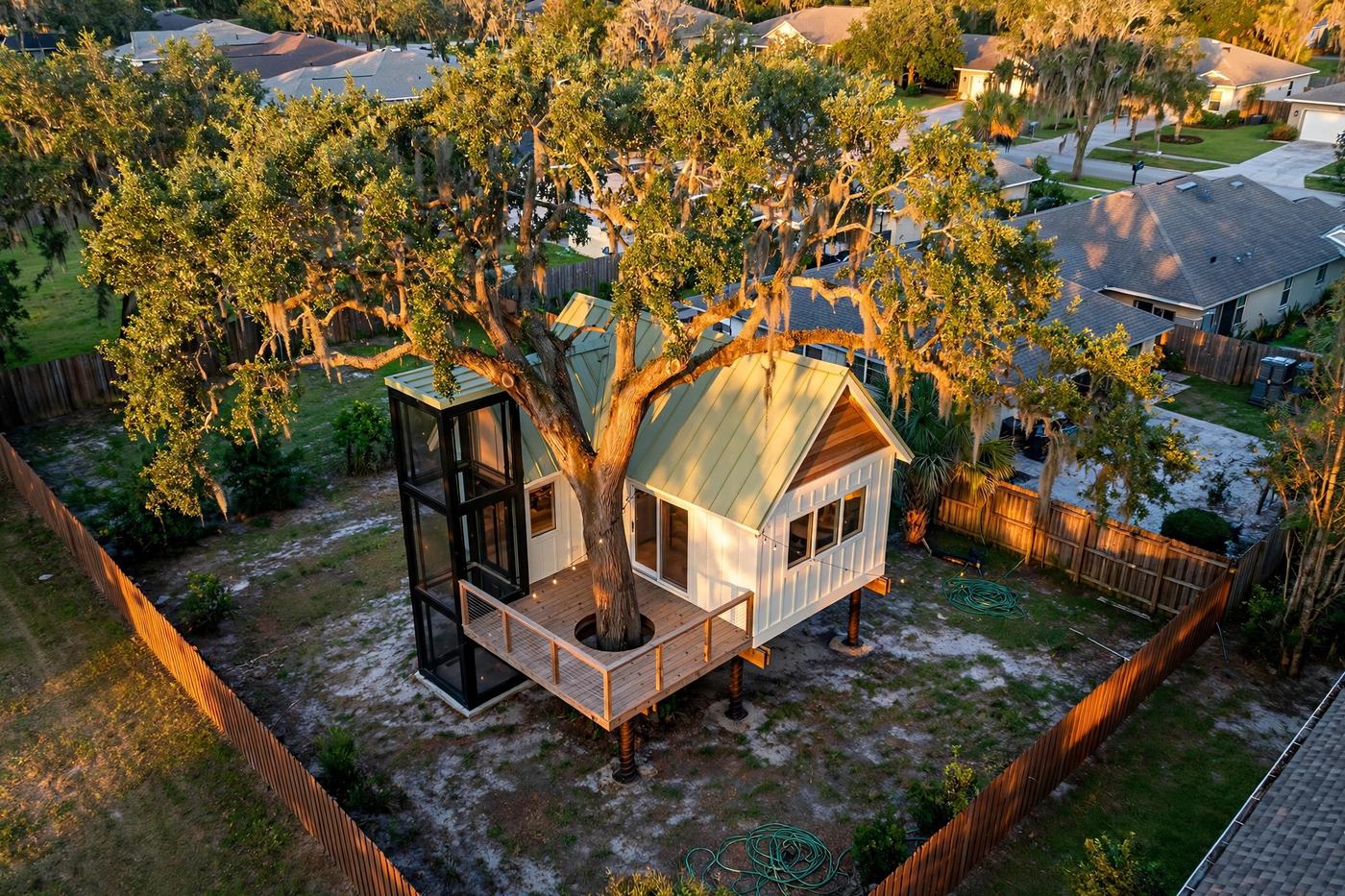 The Gabled Lift from above — Elevator Estate collection, Rose Homes Luxury Builds