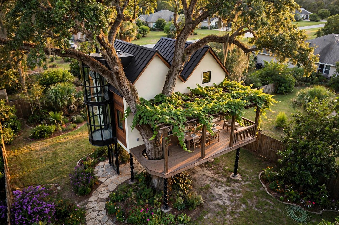 The Vineyard from above — Garden Estate collection, Rose Homes Luxury Builds