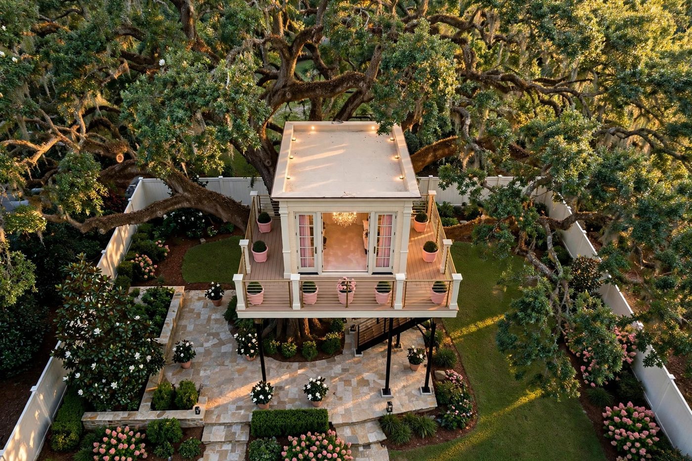The Girl Cave from above — Magnolia House collection, Rose Homes Luxury Builds