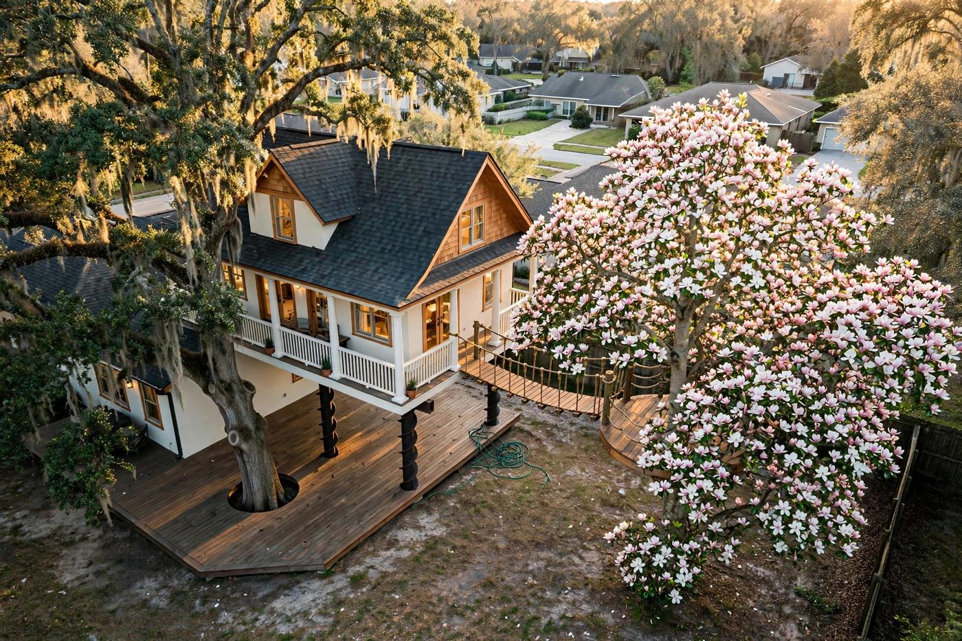 The Magnolia Manor House from above — Magnolia House collection, Rose Homes Luxury Builds