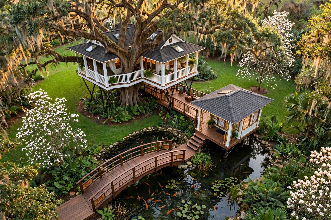 The Tea House from above — Magnolia House collection, Rose Homes Luxury Builds