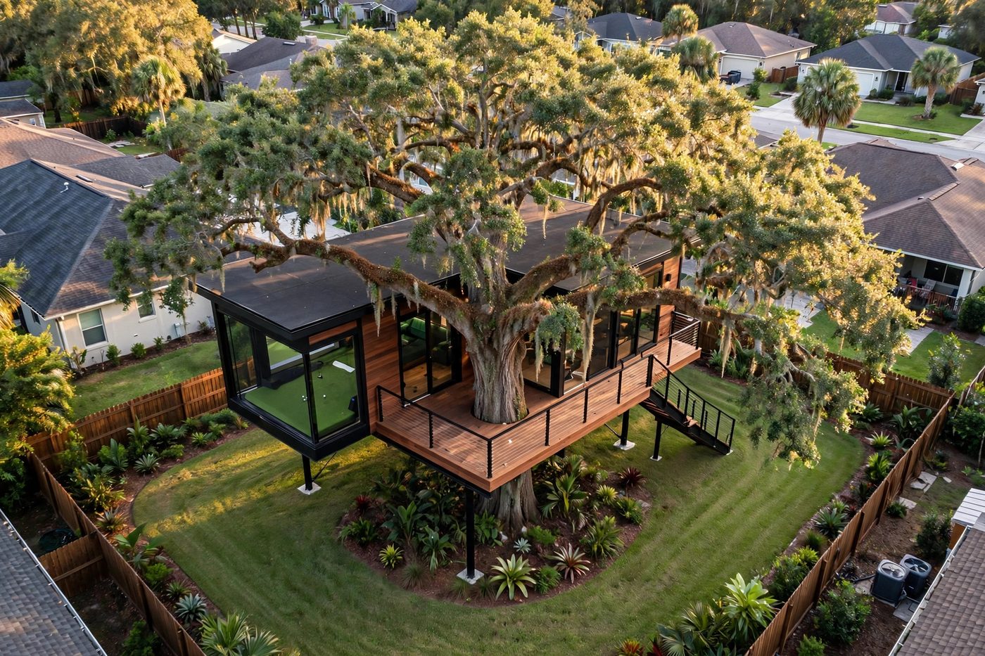 The Fairway from above — Man Cave collection, Rose Homes Luxury Builds
