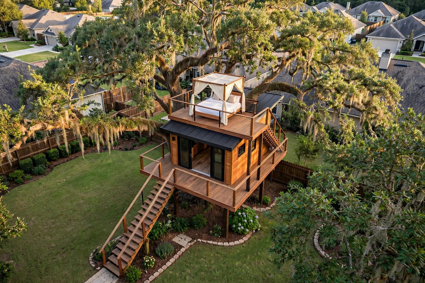The Open Air from above — Simple Basic collection, Rose Homes Luxury Builds