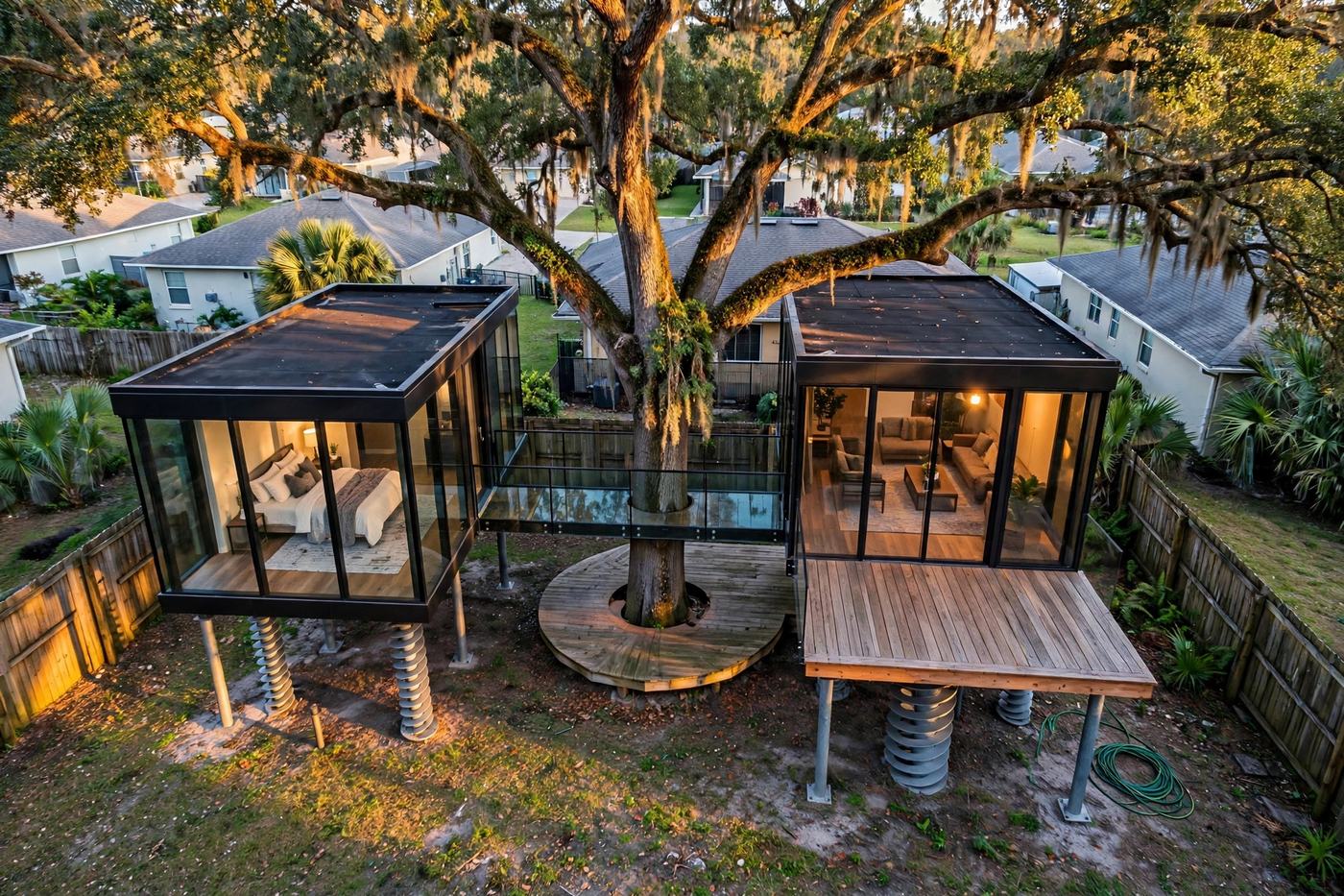 The Duo from above — Smart Glass collection, Rose Homes Luxury Builds