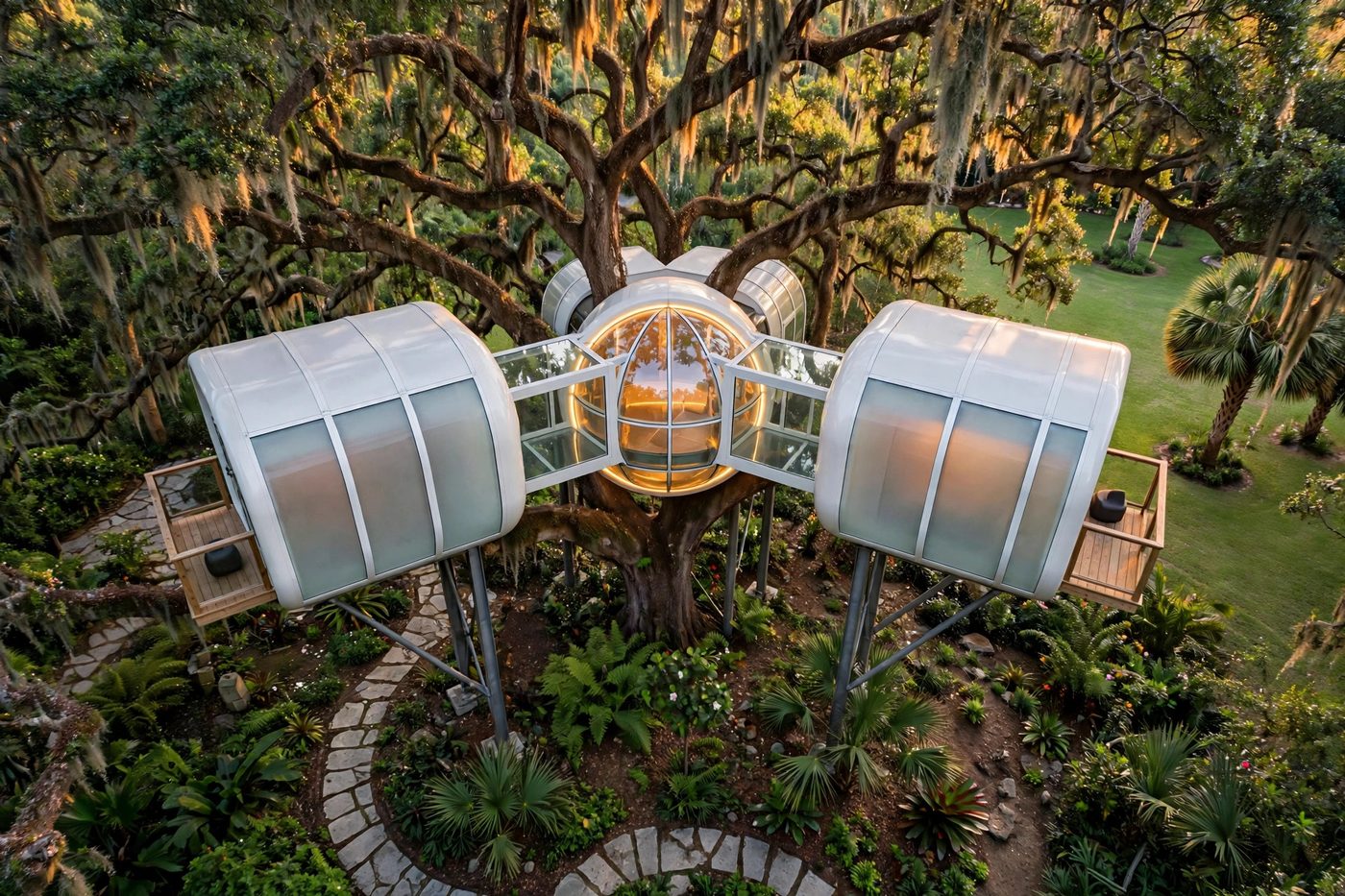 The Halo from above — Smart Glass collection, Rose Homes Luxury Builds