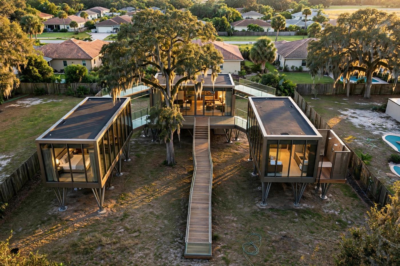 The U from above — Smart Glass collection, Rose Homes Luxury Builds
