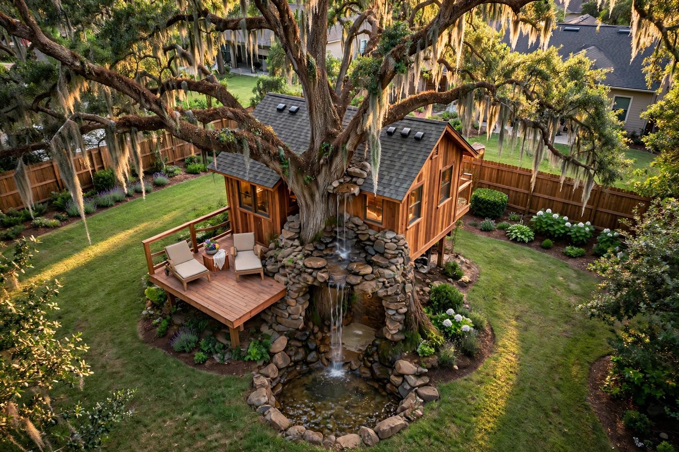 The Mist House from above — Waterfall Estate collection, Rose Homes Luxury Builds